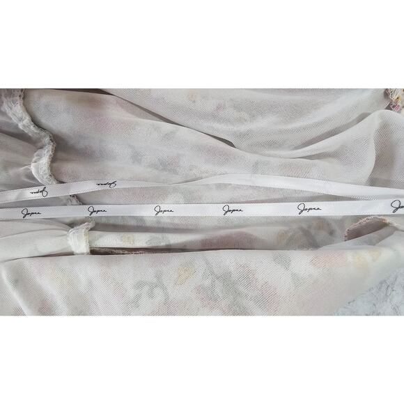 Japna Maxi Dress Cotton Floral Tiered  Fully Lined Spaghetti Straps Size XL NEW - Picture 8 of 12